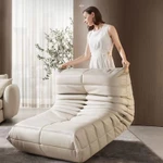 (Giao hàng 24 h)Ghế lười togo Sofa lười Sofa Da Giường tựa Phòng khách Ghế Sofa Tatami tối giản mini ghế đơn decor phòng ngủ salon phòng khách giãn đọc sách nằm lười hạt xốp bean bag — ảnh 4