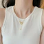 Dây chuyền titan nữ mặt cỏ 4 lá xoay chuyển thiết kế mới lạ thời trang nhiều kiểu dáng