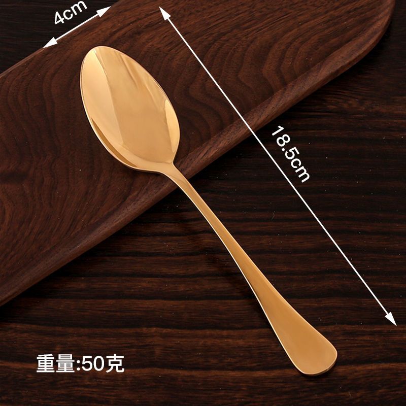 Thìa nhỏ đồng nguyên chất|00528|Thìa đồng thau gia dụng|Thìa súp nhỏ muỗng ăn cơm|Thìa cho người lớn trẻ em|Thìa cán dài dày sáng tạo|Bát đĩa bổ sung đồng