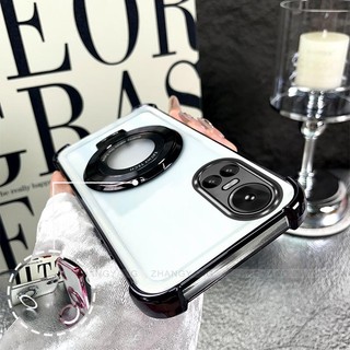 Ốp Lưng Cho OPPO RENO 10 5G RENO 10 Pro 5G Mạ Điện Bốn Góc Chống Rơi Thiết Kế Vỏ Điện Thoại Silicon TPU Mềm Vỏ Giá Đỡ Miễn Phí