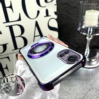 Ốp Lưng Cho OPPO RENO 10 5G RENO 10 Pro 5G Mạ Điện Bốn Góc Chống Rơi Thiết Kế Vỏ Điện Thoại Silicon TPU Mềm Vỏ Giá Đỡ Miễn Phí