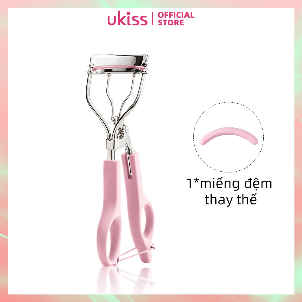 UKISS clip lông mi Dụng Cụ Uốn Lông Mi Kèm Đệm Thay Thế Tiện Dụng