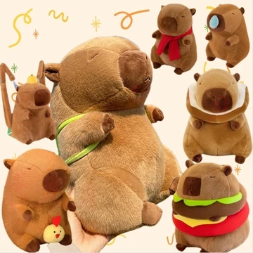 Hoạt Hình Dễ Thương Ngáy capybara Chảy Nước Mũi Gấu Bông Sang Trọng Đồ Chơi Nhồi Bông Gấu Bông Capybara Nước Mũi , Gấu Bông Capybara Hồng, Chuột Lang Nước mềm mại