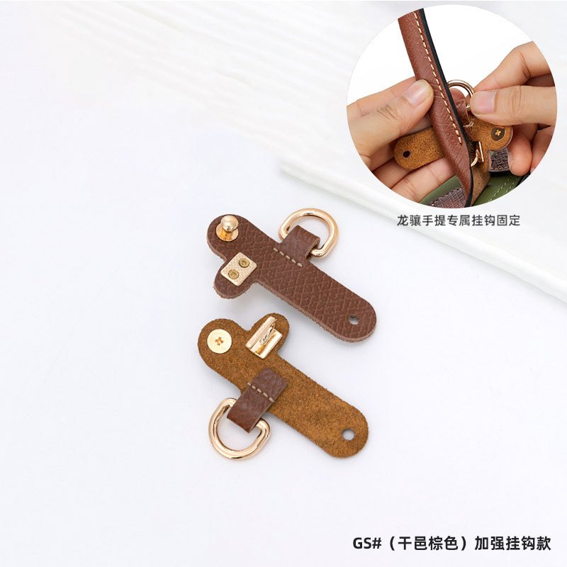 Túi xách nữ đeo vai không đục lỗ da thật sửa đổi khóa phụ kiện túi dây đeo chéo dây đeo DIY