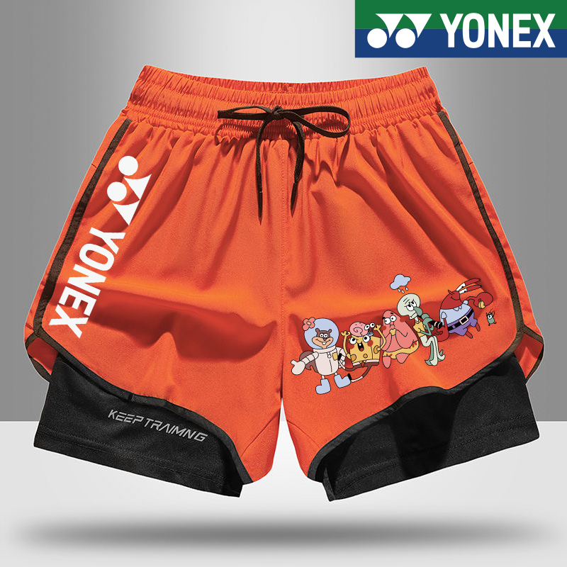 Quần short thể thao Yonex, quần bóng rổ khô nhanh có túi cho nam nữ và trẻ em