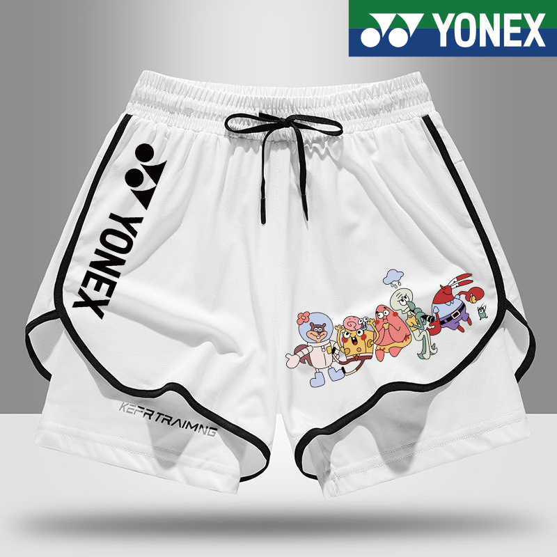 Quần short thể thao Yonex, quần bóng rổ khô nhanh có túi cho nam nữ và trẻ em