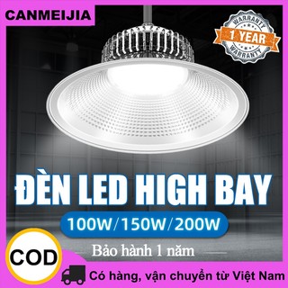Đèn LED Nhà Máy Siêu Sáng 30W / 50W / 70W / 100W / 150W E27 Nhôm Đèn Bay Cao Tiết Kiệm Năng Lượng Đèn Trần Cho Kho Xưởng Căng Tin