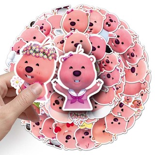 Bộ 50 Hoạt Hình Dễ Thương Loopy Miếng Dán Vui Đề Can Trang Trí DIY Điện Thoại Laptop Xe Đạp Kawaii Miếng Dán Đồ Chơi