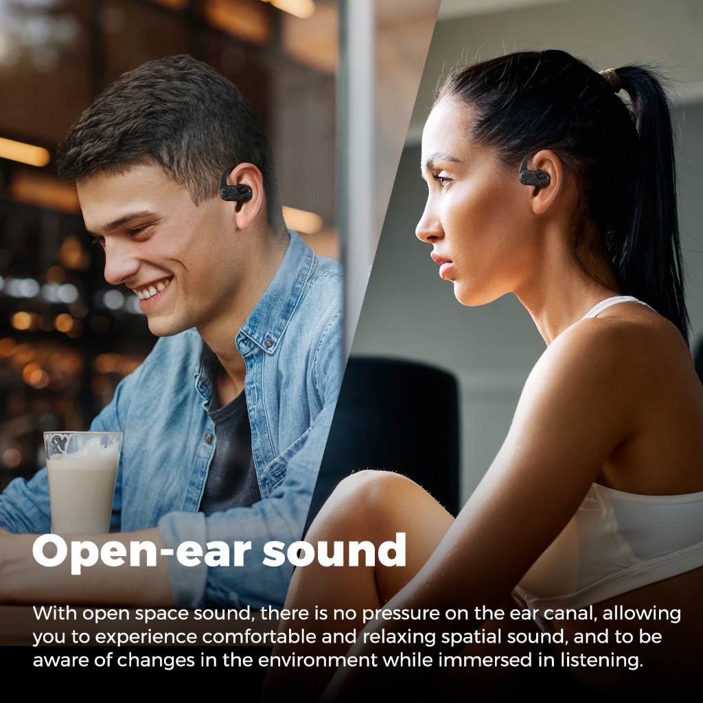 Ảnh Soundpeats Breezy Open-Ear Bluetooth 5.4 Tai nghe nhét tai Tai nghe Hi-Res Sound Multipoint Ghép nối IPX4 Ứng dụng hỗ trợ 2