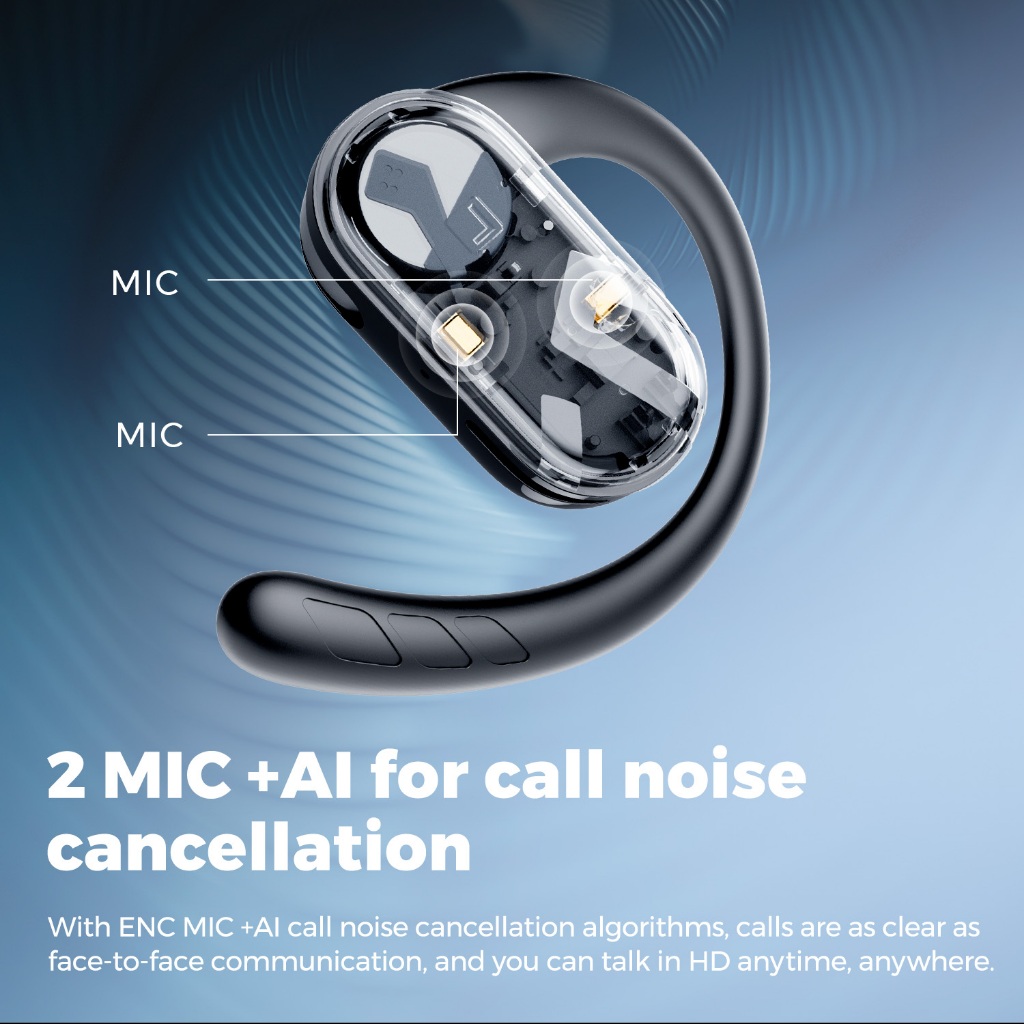 Ảnh Soundpeats Breezy Open-Ear Bluetooth 5.4 Tai nghe nhét tai Tai nghe Hi-Res Sound Multipoint Ghép nối IPX4 Ứng dụng hỗ trợ 4
