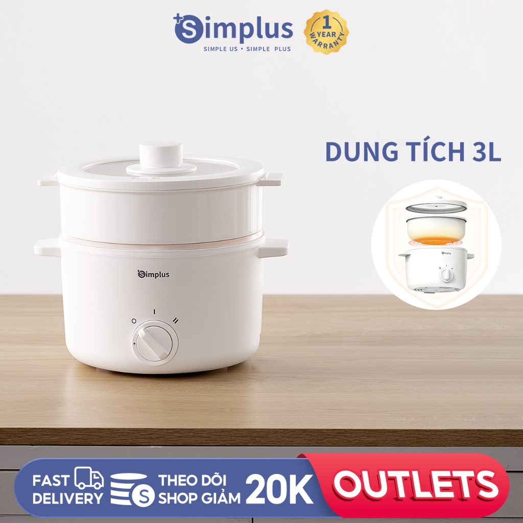 Simplus Nồi Điện Đa Năng Công Suất 1000W 2 Mức Nhiệt DZGH010 - Bảo Hành ...