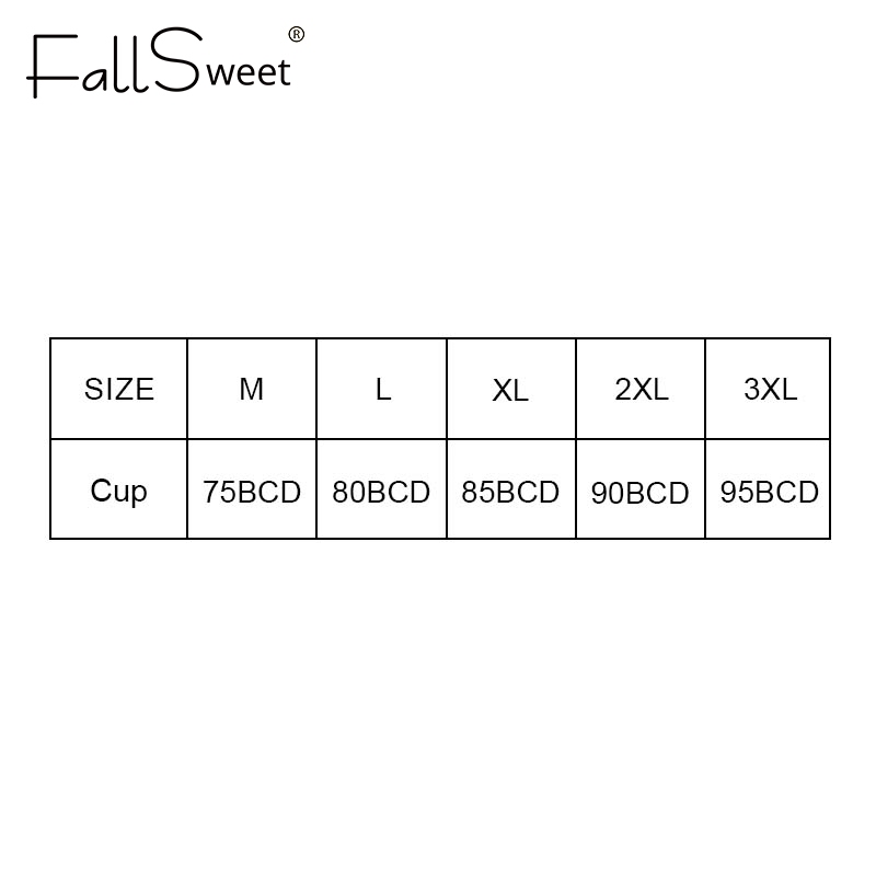 Ảnh FallSweet Bigsize Nữ Áo Ngực Liền Mạch Có Thể Điều Chỉnh Full Cup  Chống Chảy xệ Nâng Lên Áo Ngực không gọng 2