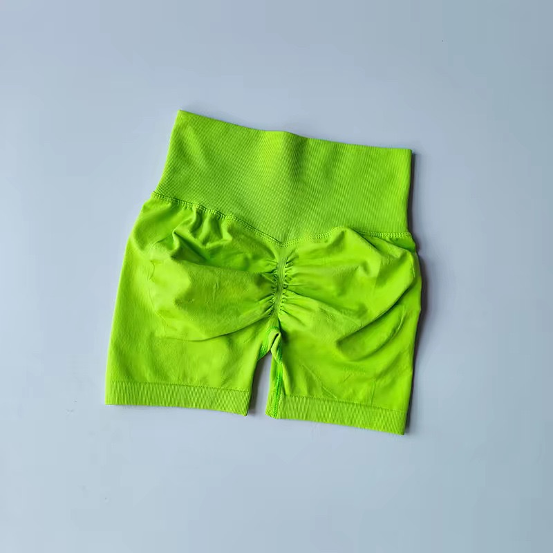 Quần short tập yoga chạy bộ thể dục lưng cao liền mạch mới về