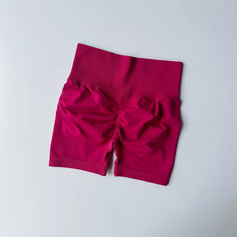 Quần short tập yoga chạy bộ thể dục lưng cao liền mạch mới về