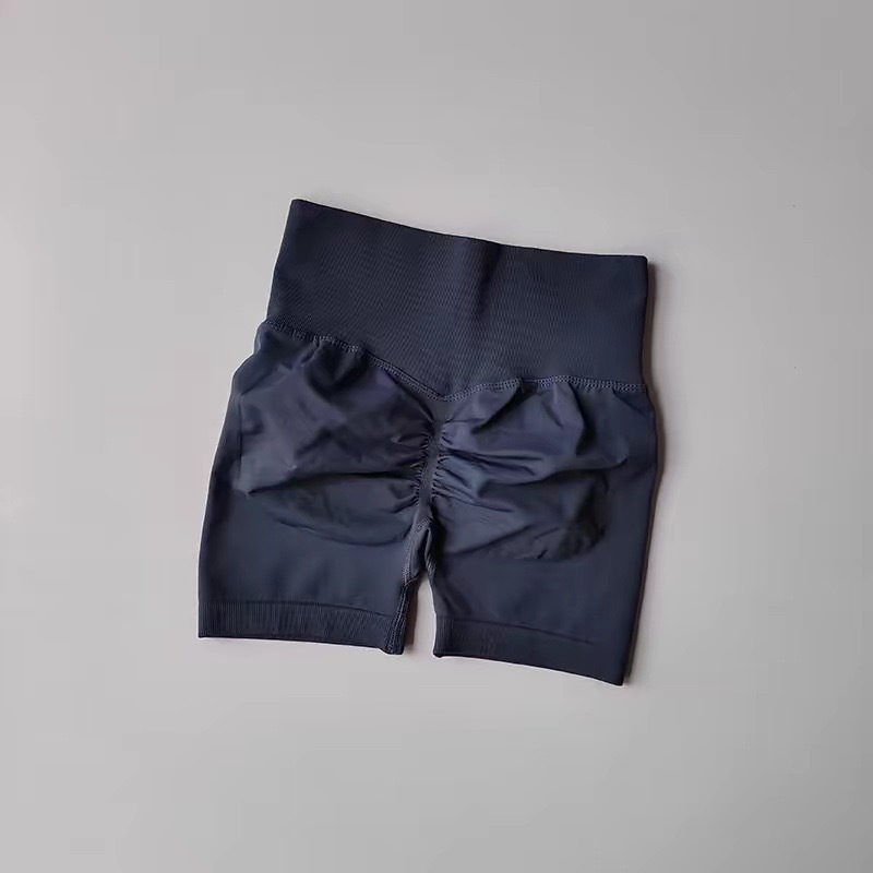 Quần short tập yoga chạy bộ thể dục lưng cao liền mạch mới về