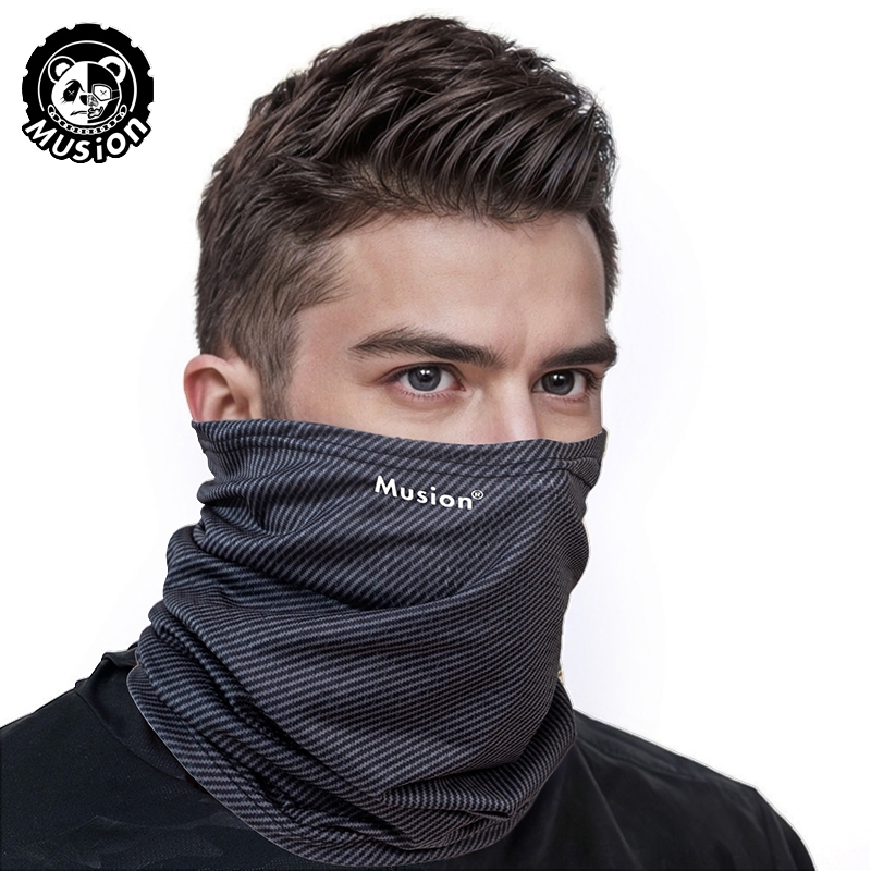 Musion Thoáng Khí Xe Máy Mặt nạ Nhanh Khô Lưới Bandana Chống Bụi UV Đầu Khăn Cho Nam M Vải Mát Chống Nắng Thoáng Khí Rider Cho Ngoài Trời