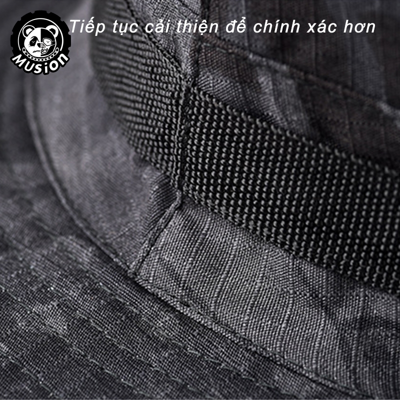 Musion Boonie Mũ Chống Nắng Mũ Câu Cá Thoáng Khí Người Cá Ngoài Trời Quân Sự
