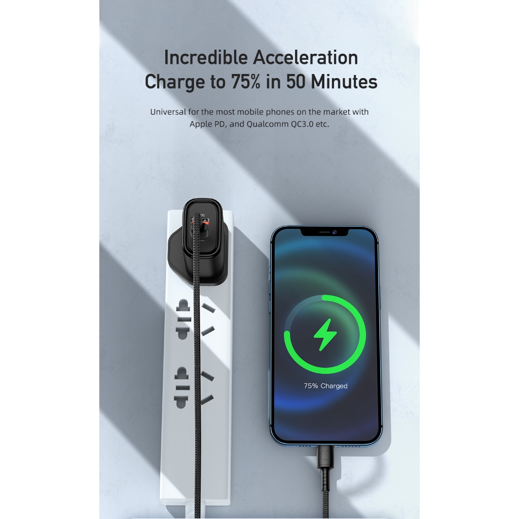 Ảnh Bộ sạc Awei PD6 củ sạc nhanh 20W chính hãng cho phone 14 13 12 11 3