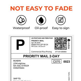 FlashLabel Giấy in nhiệt A6 tệp 500 tờ in đơn TMĐT tem nhãn vận chuyển có sẵn lớp keo dính sẵn dùng cho máy in nhiệt