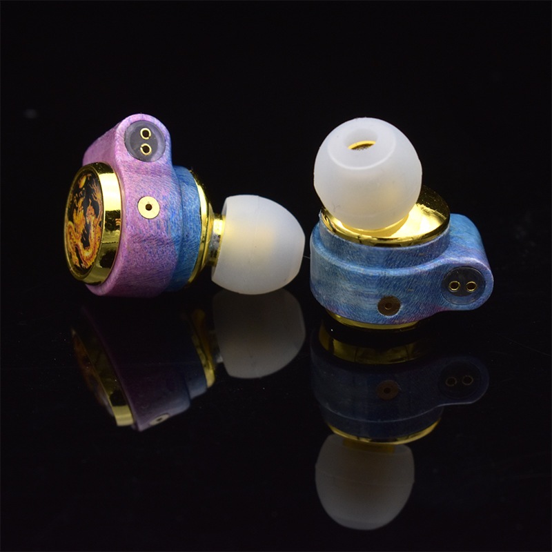Fengru WDM01 Tai nghe gỗ ổn định DLC Bộ năng động Tai nghe HiFi DIY Tai nghe sốt cao cấp