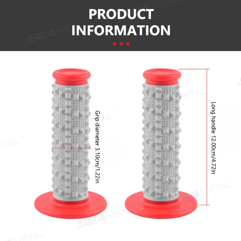 tay lái xe máy SEAMETAL 7 / 8 inch Hạt Xe Máy Tay Cầm Tay Cầm Thanh Tay Cầm Cao Su Tay Cầm Thích hợp cho Honda Yamaha 22mm Thanh