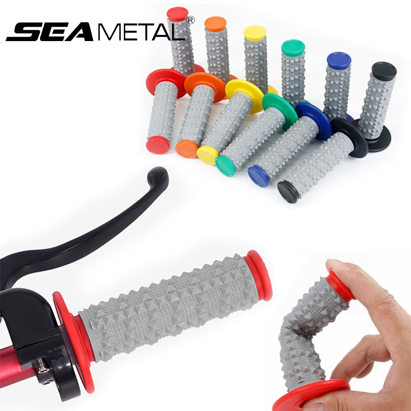tay lái xe máy SEAMETAL 7 / 8 inch Hạt Xe Máy Tay Cầm Tay Cầm Thanh Tay Cầm Cao Su Tay Cầm Thích hợp cho Honda Yamaha 22mm Thanh