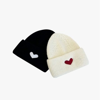 Mũ dệt kim ấm áp mùa thu đông dành cho nữ Mũ len thêu thời trang Cặp đôi Beanies