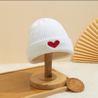 Mũ dệt kim ấm áp mùa thu đông dành cho nữ Mũ len thêu thời trang Cặp đôi Beanies
