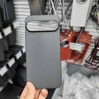 Ốp Điện Thoại Cho Google Pixel 9 Pro XL & Pixel 9 Real Aramid Fiber Carbon Chống Nổ Vỏ Bảo Vệ Chống Sốc Ốp Lưng