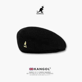 Mùa Thu Đông Ấm Áp Hợp Thời Trang Họa Tiết Kangaroo Mũ Nồi Đen kangol Len Mũ Thường Ngày Vintage Beanies Dành Cho Nữ Và Nam