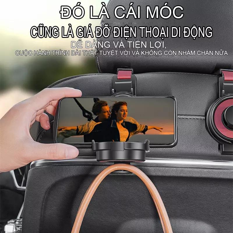 móc treo đồ ô tô SEAMETAL ABS Móc Xe Đa Năng Xe Gắn Ghế Tựa Đầu Móc Điện Thoại Giá Đỡ Cốc Nước Giá Đỡ Phụ Kiện Xe Hơi