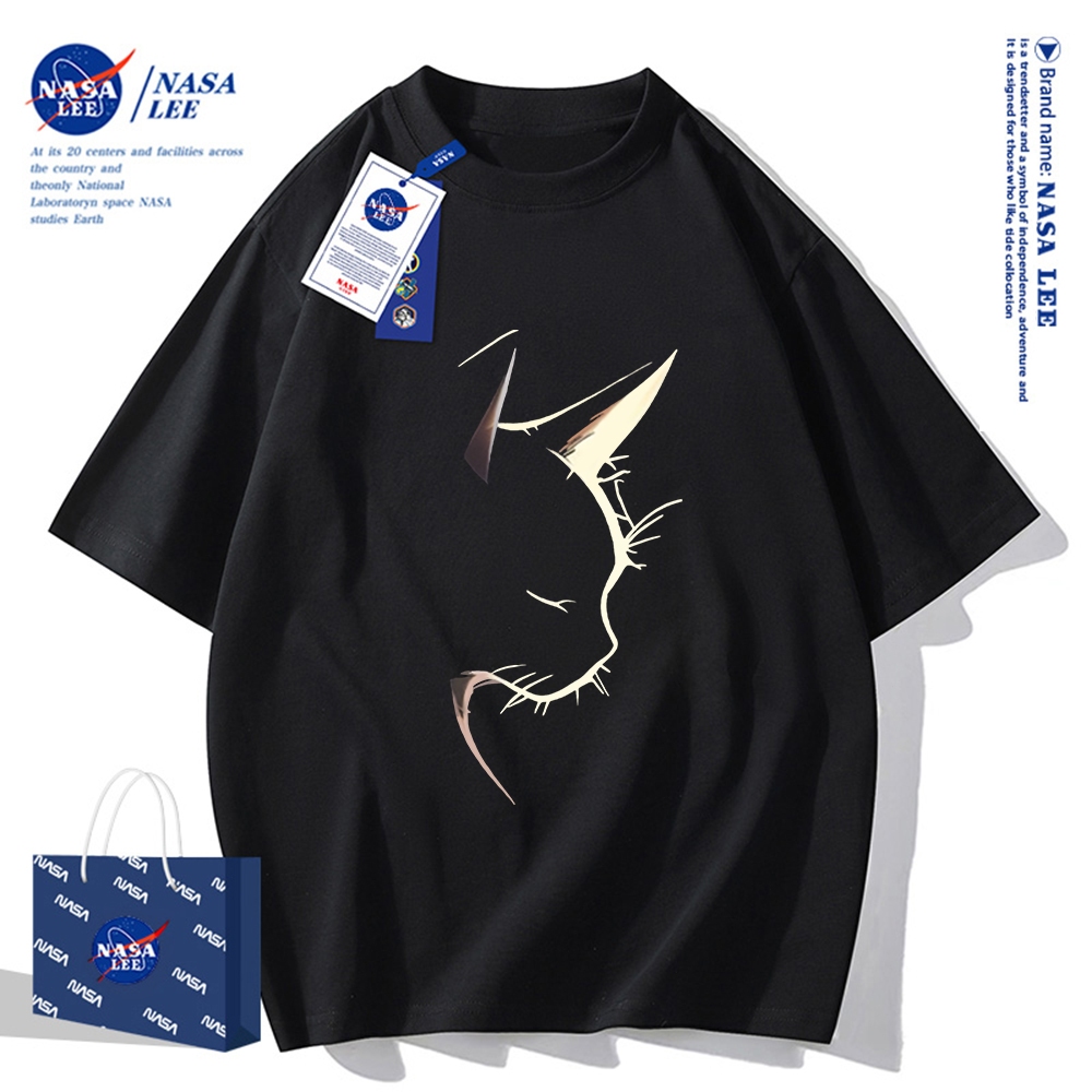 Nasa Khớp Ngắn Tay Nam Nữ Xu Hướng Thời Trang Mùa Hè 2024 Phong Cách Mới Rời Cặp Đôi Nửa Tay