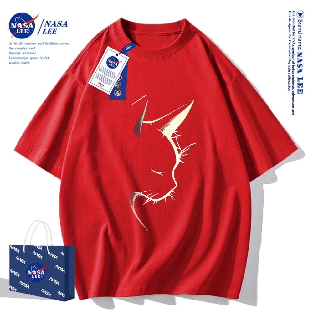 Nasa Khớp Ngắn Tay Nam Nữ Xu Hướng Thời Trang Mùa Hè 2024 Phong Cách Mới Rời Cặp Đôi Nửa Tay