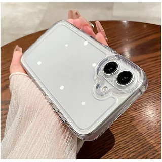 Ốp Điện Thoại Vỏ Cứng Acrylic Chống Sốc Trong Suốt Pha Lê Nút Độc Lập Vỏ Điện Thoại Cho iPhone 16 Pro Max 15 14 13 12 11 Pro Max