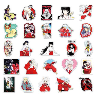 Bộ 50 Anime Inuyasha Miếng Dán DIY Nhật Ký Hành Lý Sổ Lưu Niệm Điện Thoại Di Động Xe Đạp Chống Thấm Nước Miếng Dán