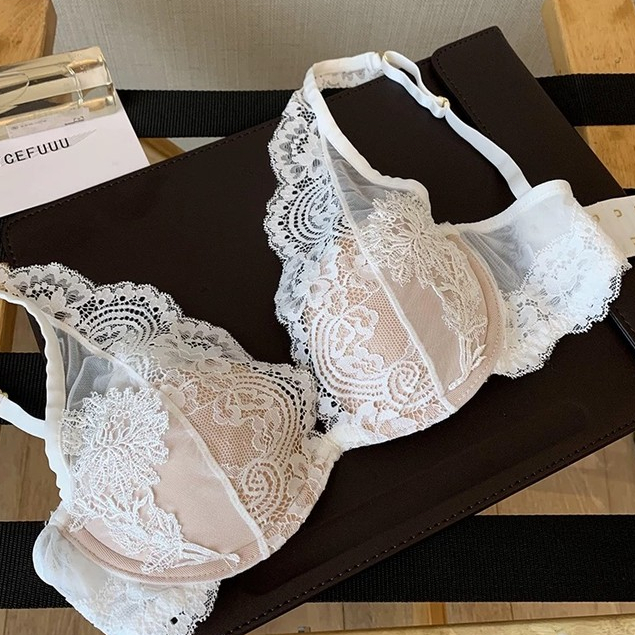 Joycebra Pure Desire Ren Mặt Gợi Cảm Quần Lót Nữ Mỏng Phong Cách Lớn Ngực Thể Hiện Mông Nhỏ Có Thể Điều Chỉnh Áo Ngực Đẹp