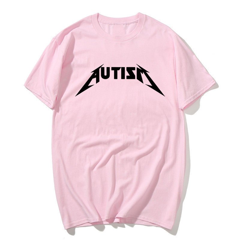 Tự Kỷ Meme Áo Cotton Ngộ nghĩnh Hài Hước Hướng Nội Áo nam Nữ In Chữ Áo Thun Unisex Quá Khổ