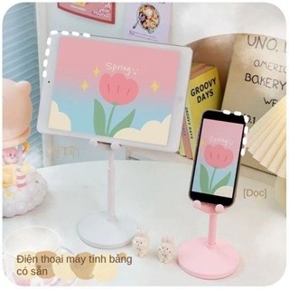 Giá đỡ điện thoại máy tính bảng hình thỏ dễ thương, có thể điều chỉnh độ cao, thích hợp cho giá đỡ điện thoại