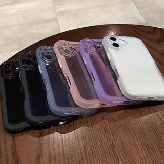 Ốp Điện Thoại Silicon Mềm Trong Suốt Màu Kẹo Trong Suốt Chống Sốc Cho iPhone 16 Pro Max 15 14 13 11 12 Pro Max 16 Plus