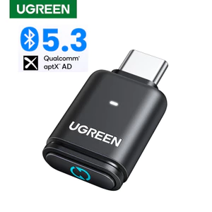 Ugreen USB C Bluetooth 5.3 Bộ phát aptX SBC aptX AD HD Dongle Adapter cho Laptop PS5