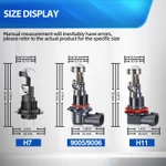 Roadsun 2 Bóng Đèn Pha Ô Tô LED H7 H11 H9 H8 9005 9006 HB3 HB4 Canbus 26000LM 150W 6500K Trắng Siêu Sáng Mini Ống Kính Máy Chiếu CSP Chip Bóng Đèn Ô Tô 12V 24V Dễ Dàng Lắp Đặt — ảnh 7