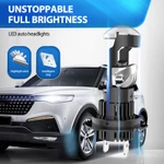 Roadsun 2 Bóng Đèn Pha Ô Tô LED H7 H11 H9 H8 9005 9006 HB3 HB4 Canbus 26000LM 150W 6500K Trắng Siêu Sáng Mini Ống Kính Máy Chiếu CSP Chip Bóng Đèn Ô Tô 12V 24V Dễ Dàng Lắp Đặt — ảnh 6