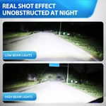 Roadsun 2 Bóng Đèn Pha Ô Tô LED H7 H11 H9 H8 9005 9006 HB3 HB4 Canbus 26000LM 150W 6500K Trắng Siêu Sáng Mini Ống Kính Máy Chiếu CSP Chip Bóng Đèn Ô Tô 12V 24V Dễ Dàng Lắp Đặt — ảnh 2