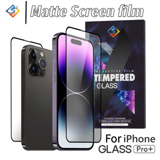 Kính cường lực mờ 16 Pro MAX mới cho iPhone 16 15 14 Pro MAX Plus 13 12 11 Pro MAX 7 8Plus 12mini XR X XS MAX Phim bảo vệ màn hình mờ chống cháy nổ