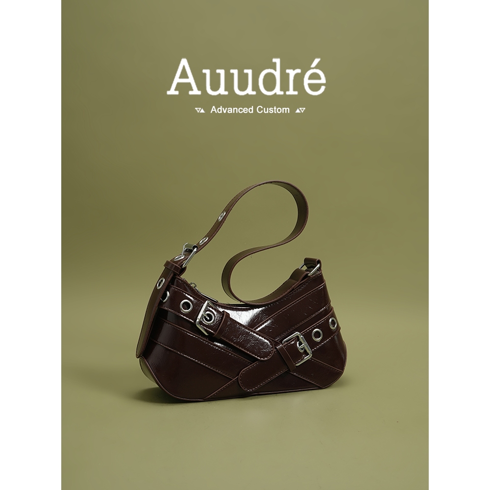 Auudre Túi Nách Một Vai Nữ 2025 Phong Cách Mới Xuân Hè Kết Cấu Đi Lại Túi Messenger