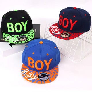 Mỹ Hip-hop Trẻ Em Mũ Bóng Chày Flat Viền Mũ Bé Trai Ngoài Trời Ván Trượt Mũ Chữ Thời Trang Đạt Đỉnh Mũ