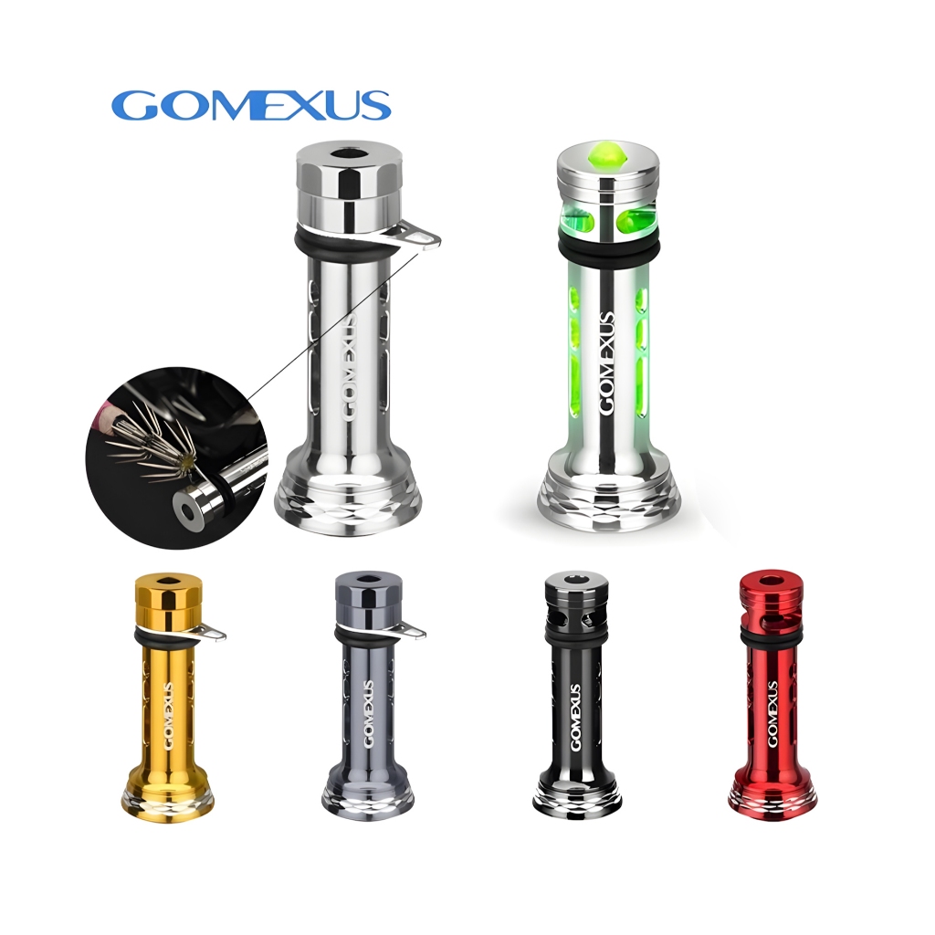 Ảnh Trục tay cầm GOMEXUS Emeraldas Spheros chống rơi để câu cá mực ban đêm cho máy câu Shimano Daiwa R4 1