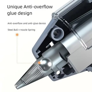 Súng bắn keo nóng chảy Deli 40W với 7MM Keo dán trong suốt Súng Mini Trang chủ Điện nhiệt độ Súng sửa chữa Bộ gậy
