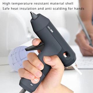 Súng bắn keo nóng chảy Deli 40W với 7MM Keo dán trong suốt Súng Mini Trang chủ Điện nhiệt độ Súng sửa chữa Bộ gậy