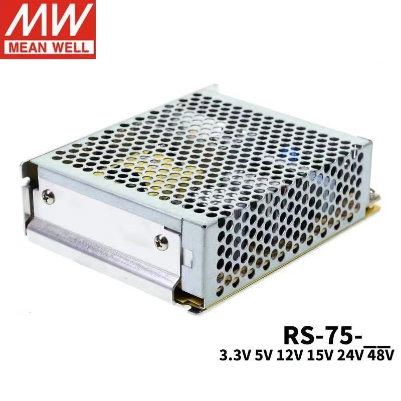 thumbnail image 2 of MEAN WELL - RS-75-12 - Power Supply,AC-DC,12V,6A,115-264V In,Enclosed... 2 of 13